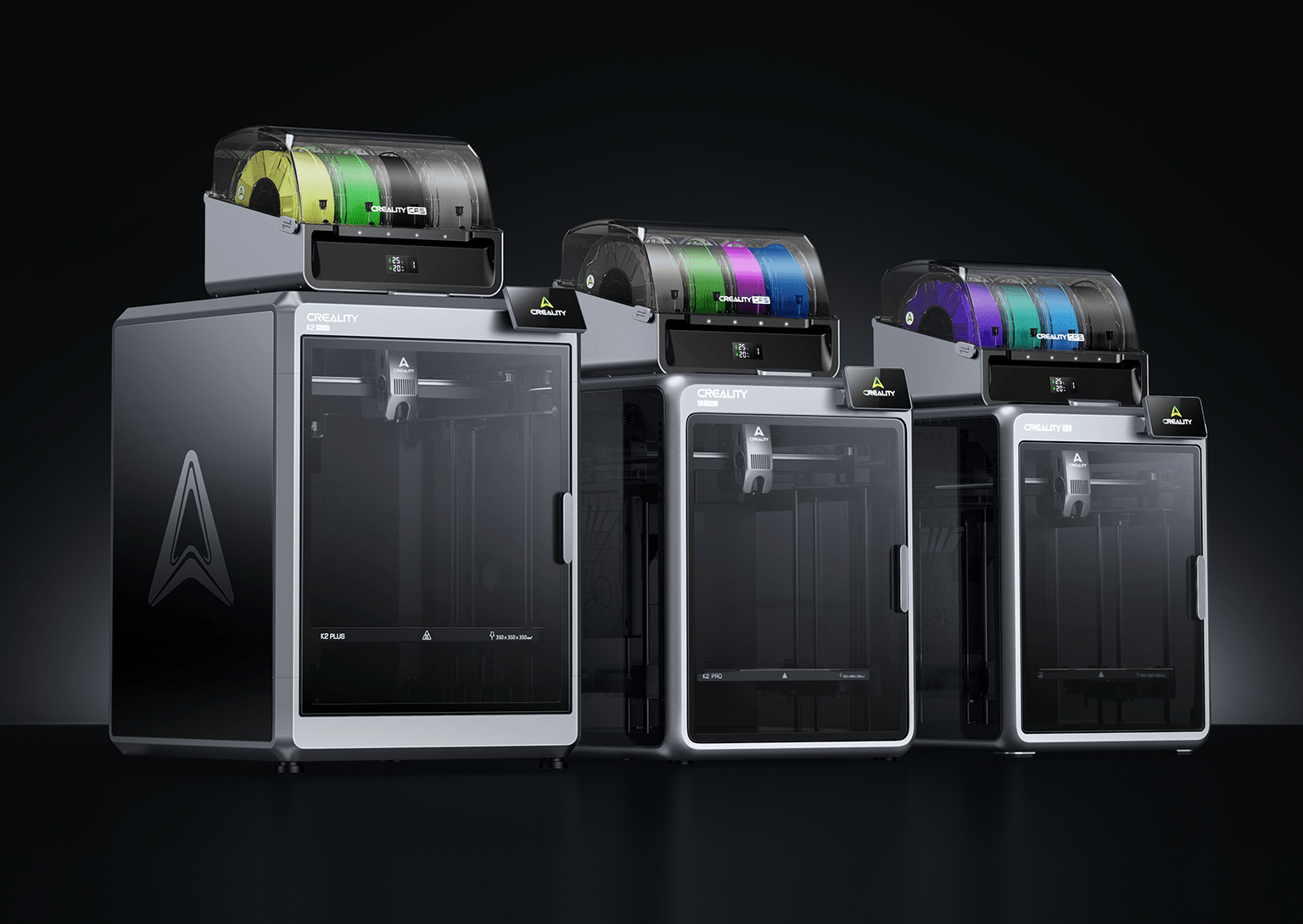 IN ARRIVO Creality K2 Series – K2, K2 Pro e K2 Plus: confronto tecnico e guida alla scelta ideale