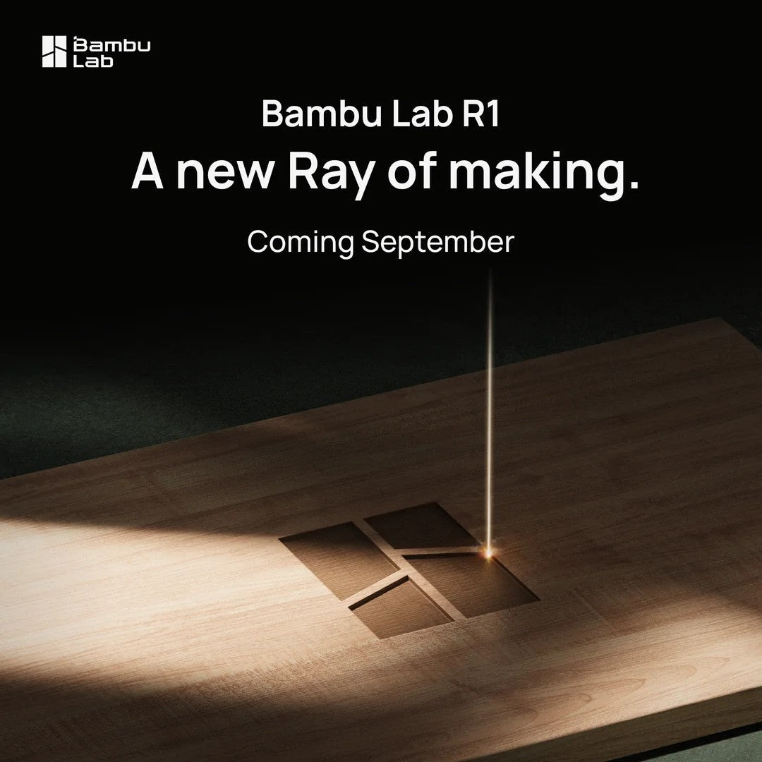 Teaser Bambu Lab R1 - A new Ray of making, in arrivo a settembre