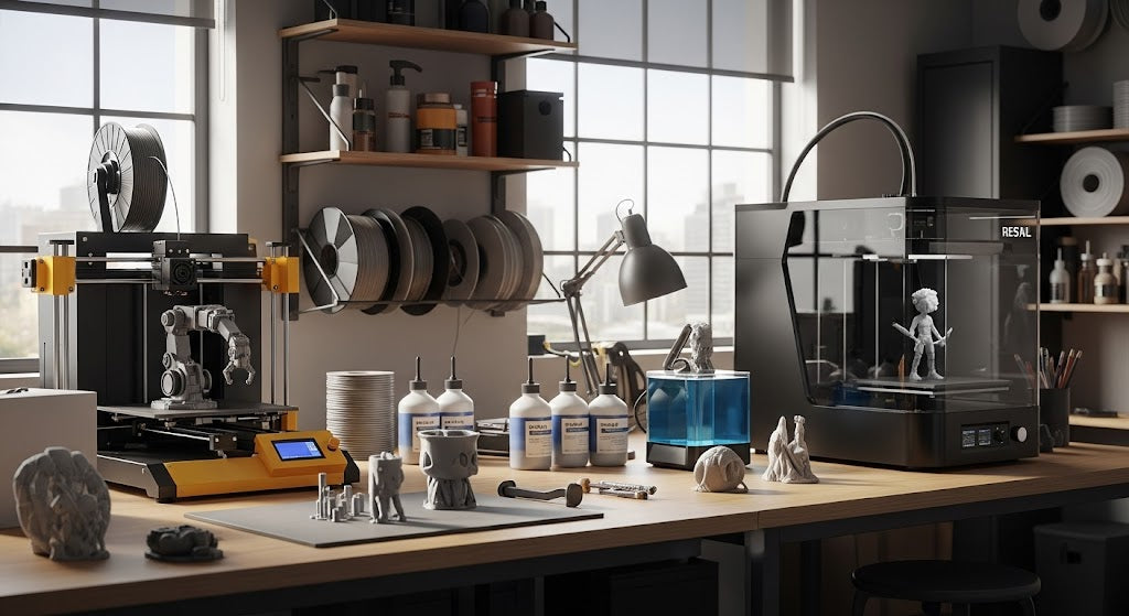 le principali differenze  fra stampa 3D a fusione e stampa a resina
