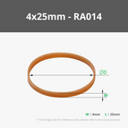 4x25mm Wide (50PCS) - RA014