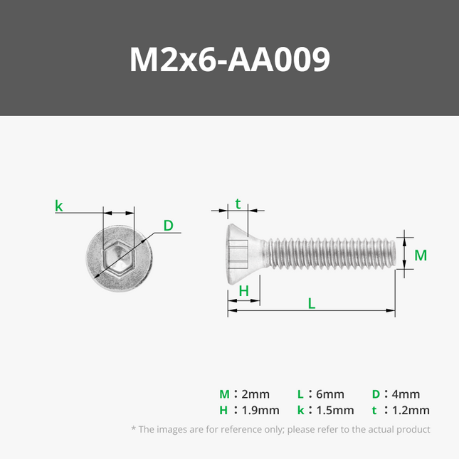 M2 Inox Acciaio a Testa Svasata Cappuccio Viti Metriche (FHCS)