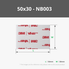 50x30mm (10PCS) - NB003