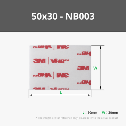 Rectangular Double Sided Foam Tape