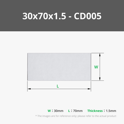 Rectangular Magnetico Stickers