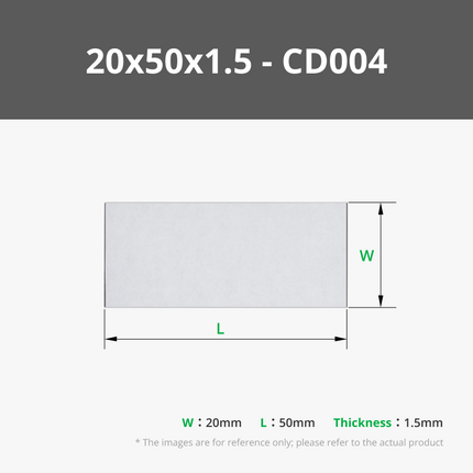 Rectangular Magnetico Stickers