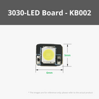 1 White 3030-LED Board with SH1.0 Connector 5V (2PCS) - KB002