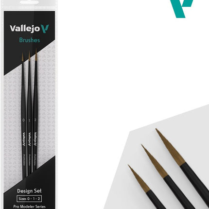 Vallejo Natural Hair Pro Modeler Design Set