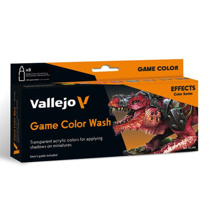 Vallejo Game Color Wash set 8 x 18ml