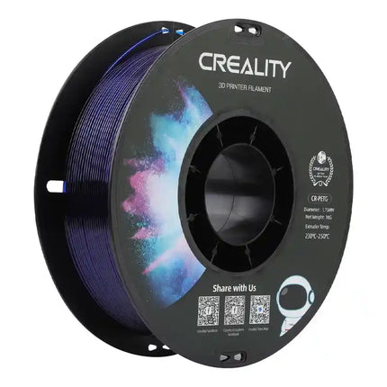 Filamento PETG trasparente blu Creality