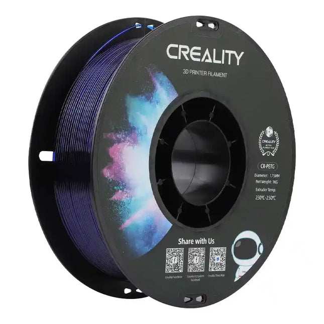 Filamento PETG trasparente blu Creality