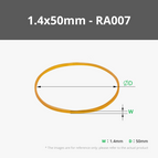 1.4x50mm Basic (100PCS) - RA007