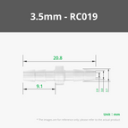 3.5mm Straight (5PCS) - RC019