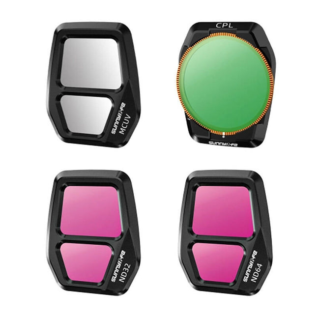 Set 4 Filtri Obiettivo Sunnylife per DJI Air 3S