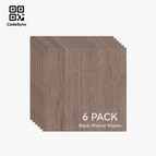 3mm Black Walnut Plywood (6pcs) - YA003