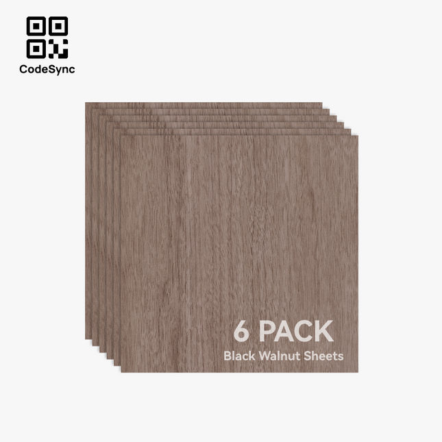 3mm Black Walnut Plywood (6pz)