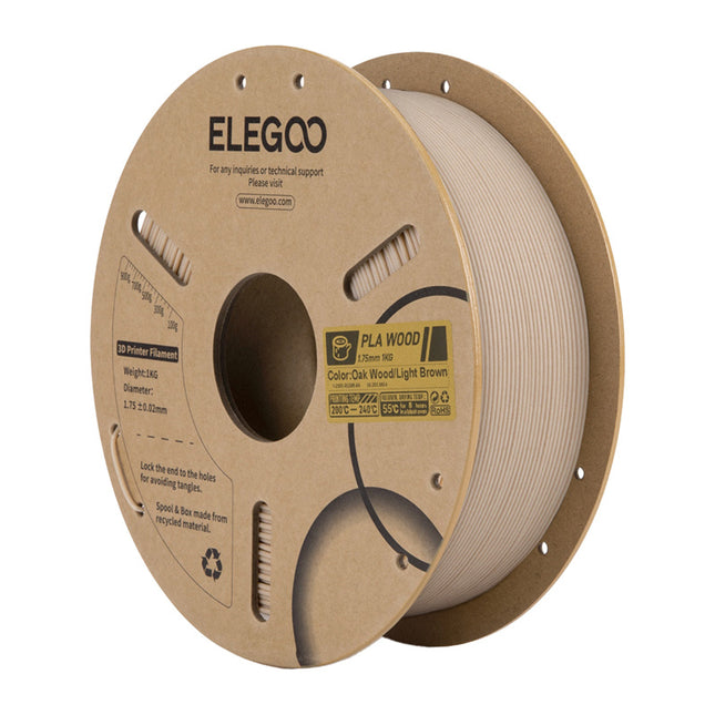 ELEGOO Filamento PLA Legno Light Oak