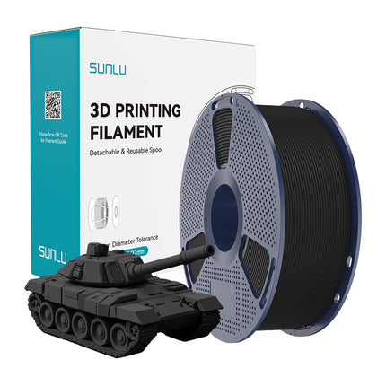 Sunlu PLA+ Alta Velocità 1.75mm 1kg - Nero