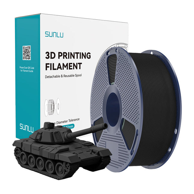 Sunlu PLA+ Alta Velocità 1.75mm 1kg - Nero