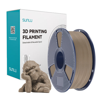 Sunlu PLA Legno 1.75mm 1kg - Legno Naturale