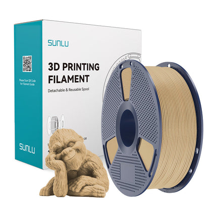 Sunlu PLA Legno 1.75mm 1kg - Acero