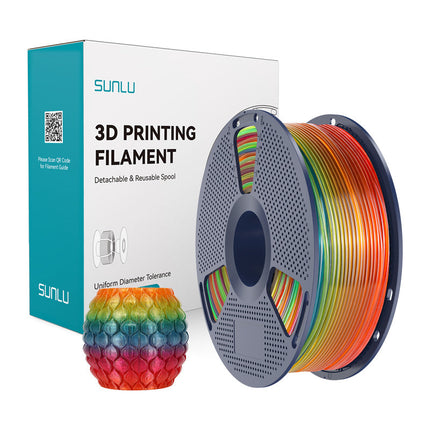 Sunlu PLA Arcobaleno 1.75mm 1kg - Trasparente 01