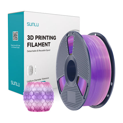 Sunlu PLA Arcobaleno 1.75mm 1kg - Trasparente 03