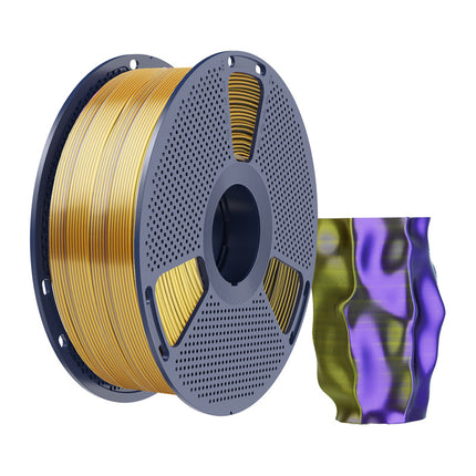 Sunlu PLA+ Seta Tri-Color Nero Oro Viola