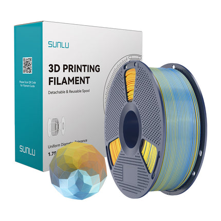 Sunlu PLA+ Seta Four-Color Blu Viola Arancione Giallo