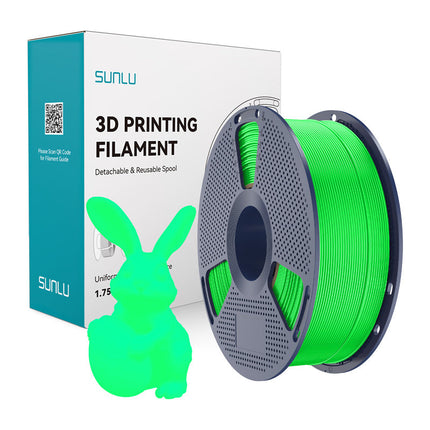 Sunlu PLA Fosforescente 1.75mm 1kg - Verde