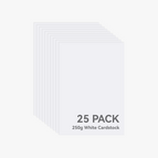 A4 250g White Cardstock (25pcs) - YE002