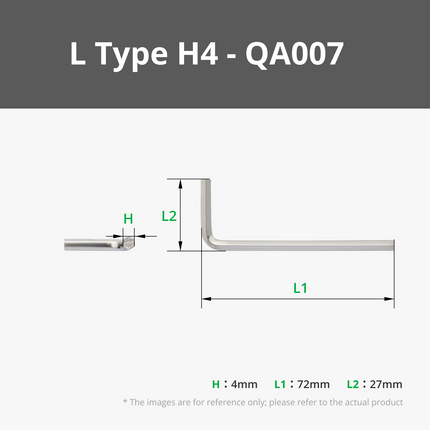 L Type Esagonale Wrench
