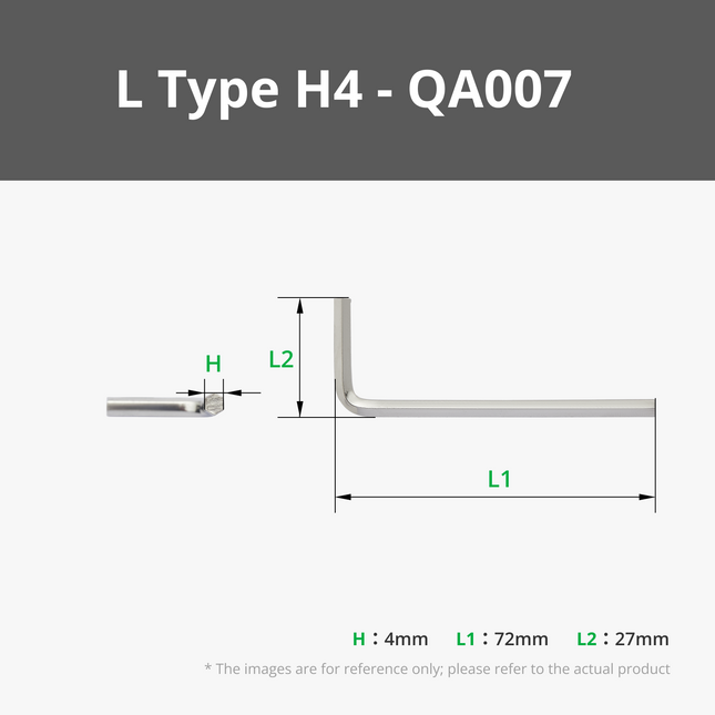 L Type Esagonale Wrench