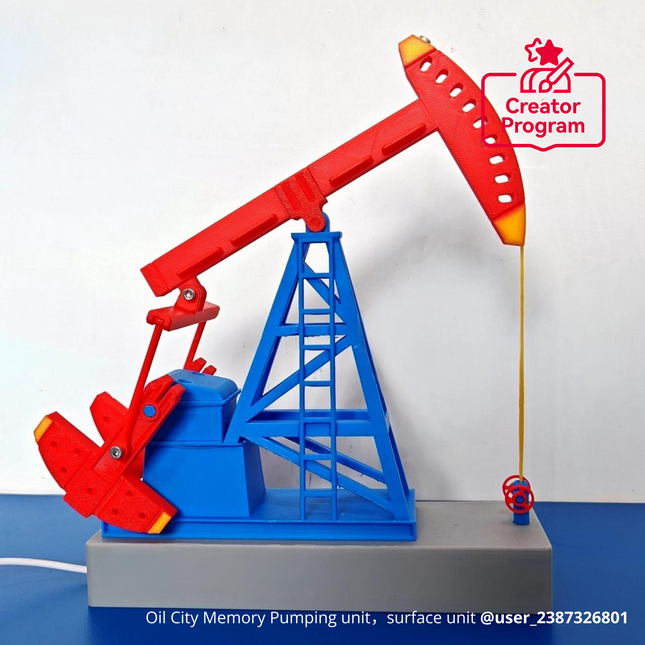 Oil City Memory Pumping Unità，surface Unità