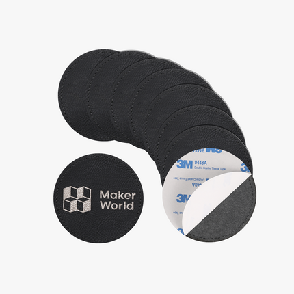 Rotondo PU Leather Patch Adesivo