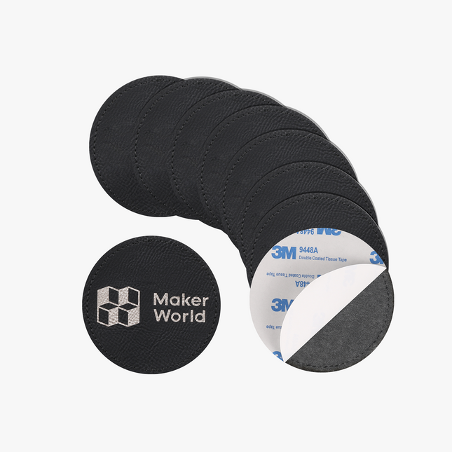 Rotondo PU Leather Patch Adesivo