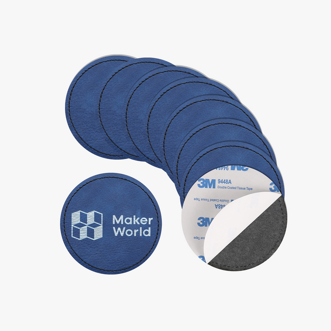 Rotondo PU Leather Patch Adesivo