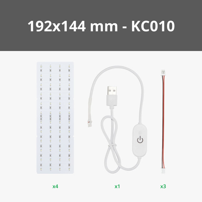 Bambu Lab Kit Pannelli LED Retroilluminazione Litofanie