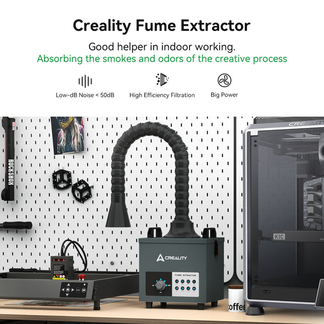 Creality Fume Extractor – Dunstabzug für 3D-Drucker und Laser