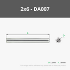 2x6 mm (20PCS) - DA007