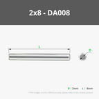 2x8 mm (20PCS) - DA008