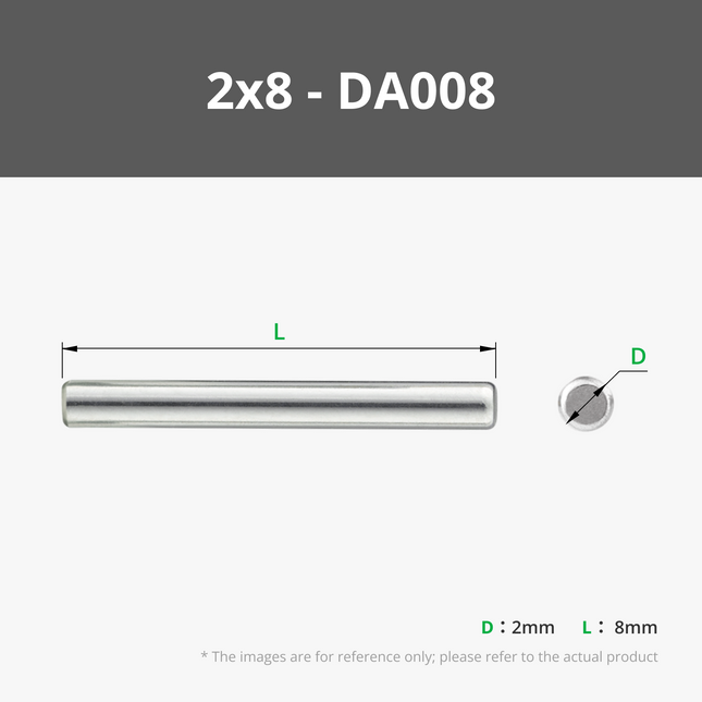 D2 Inox Acciaio Dowel Pin