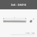 3x6 mm (20PCS) - DA016
