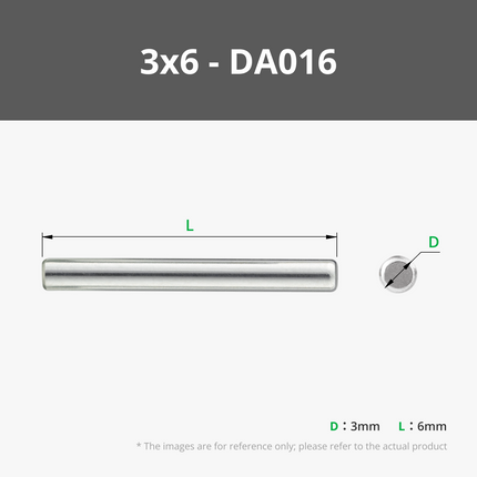 D3 Inox Acciaio Dowel Pin