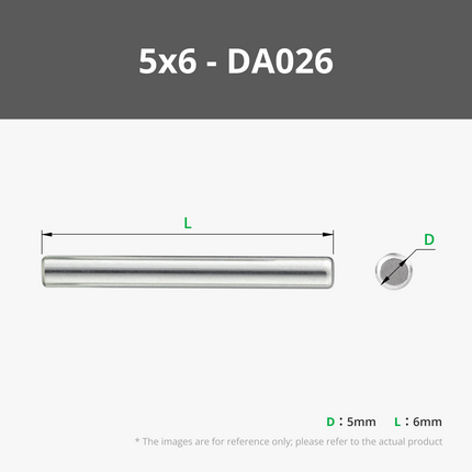 D5 Inox Acciaio Dowel Pin