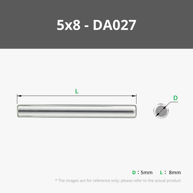 D5 Inox Acciaio Dowel Pin