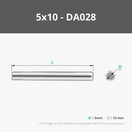 D5 Inox Acciaio Dowel Pin