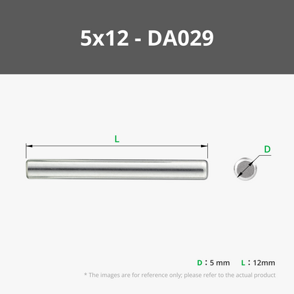 D5 Inox Acciaio Dowel Pin