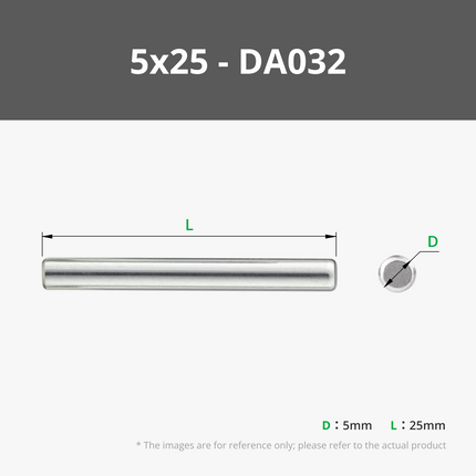 D5 Inox Acciaio Dowel Pin