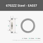 6702ZZ (2PCS) - EA037