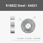R188ZZ (6PCS) - EA021